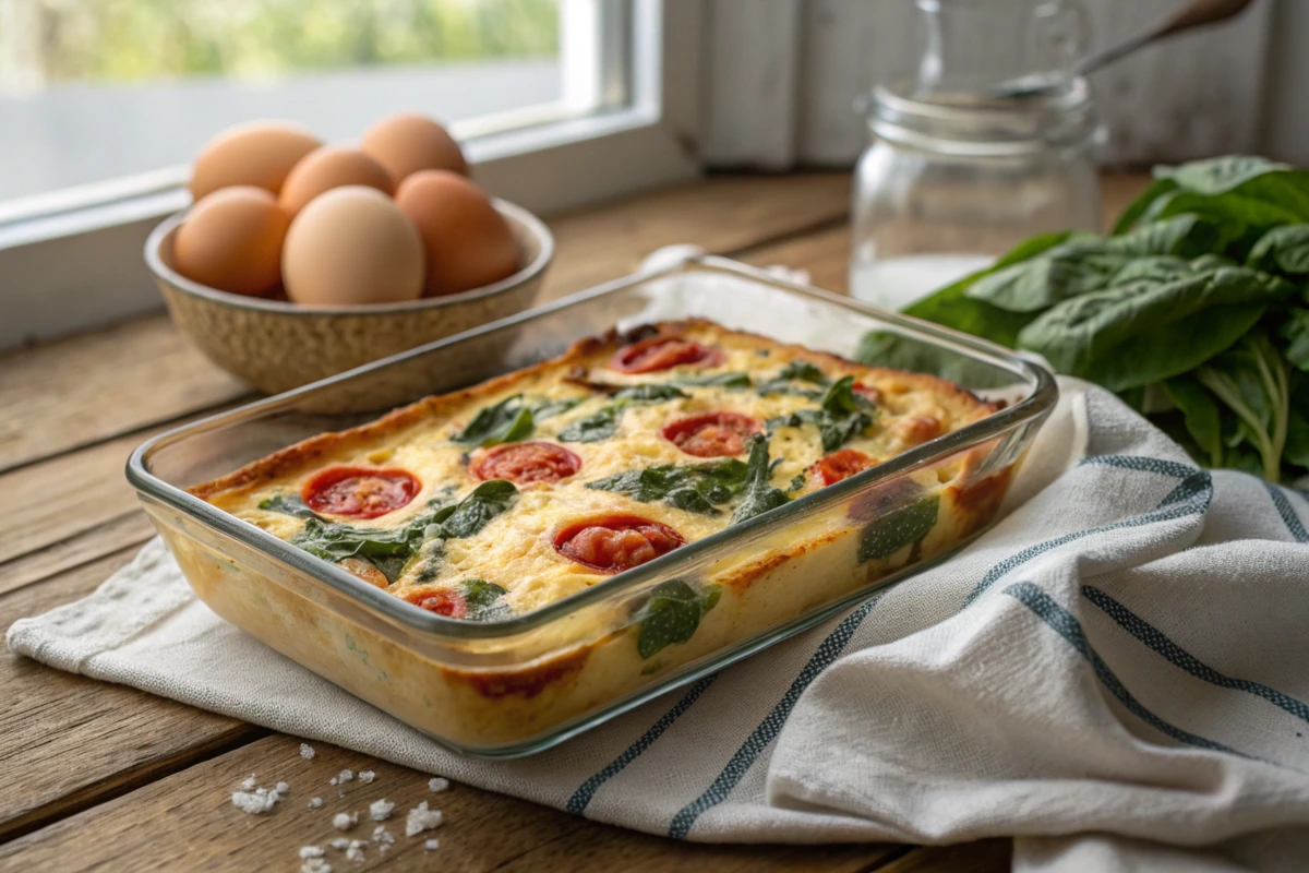 Cottage Cheese Egg Bake