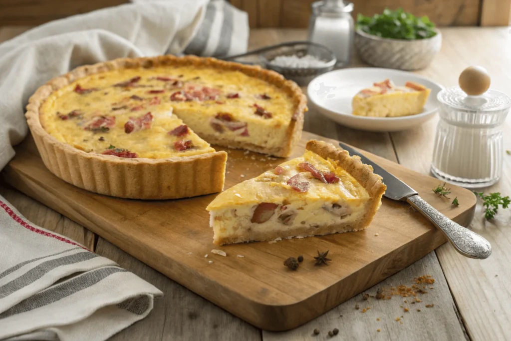 Does quiche crust need to be pre baked