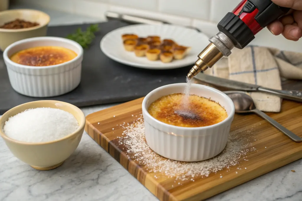 How to make a crème brûlée top