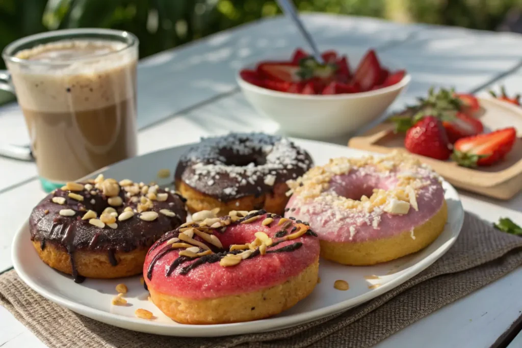 Pairing Protein Donuts with Healthy Beverages