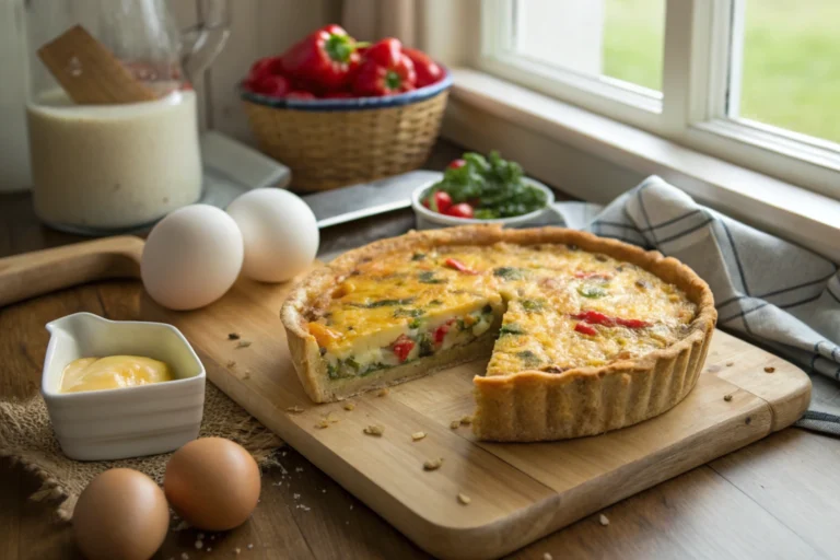 Tortilla Quiche Bake