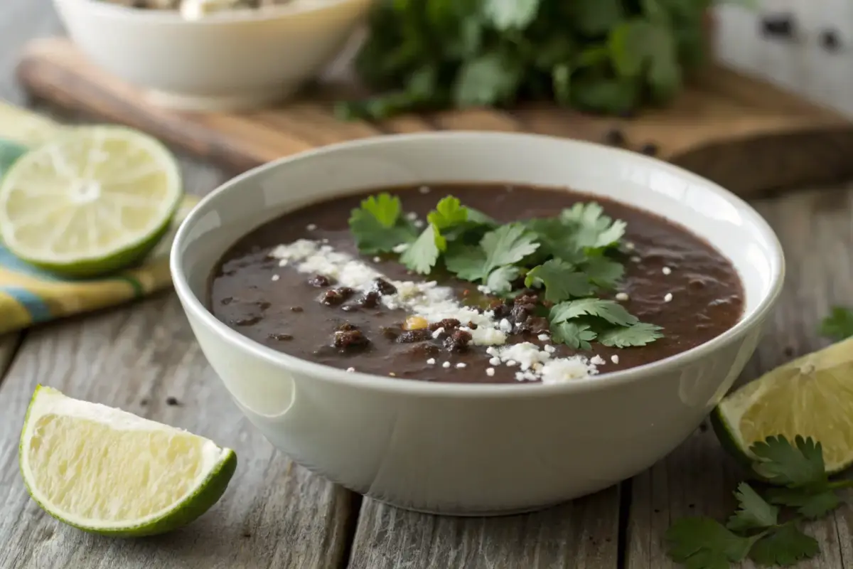 What Is the White Stuff in Goya Black Bean Soup