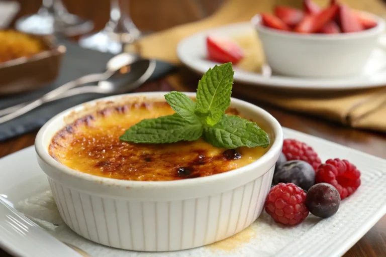 What is crème brûlée made of