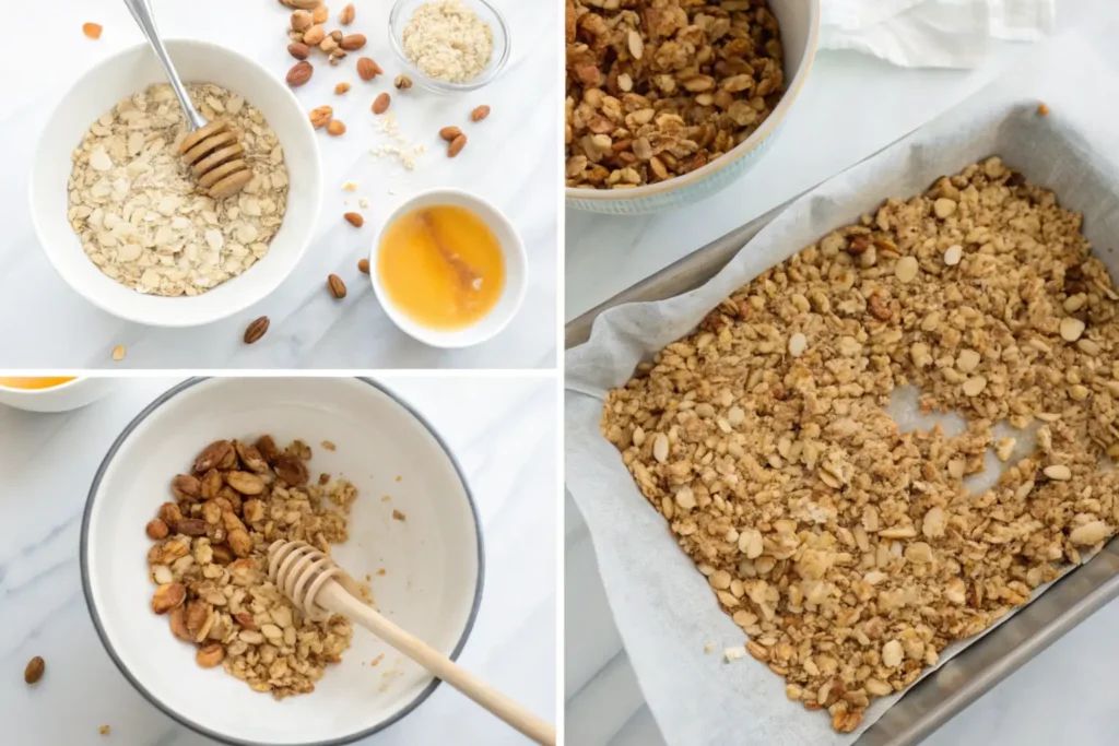 Vanilla Nut Granola Recipe Step by Step