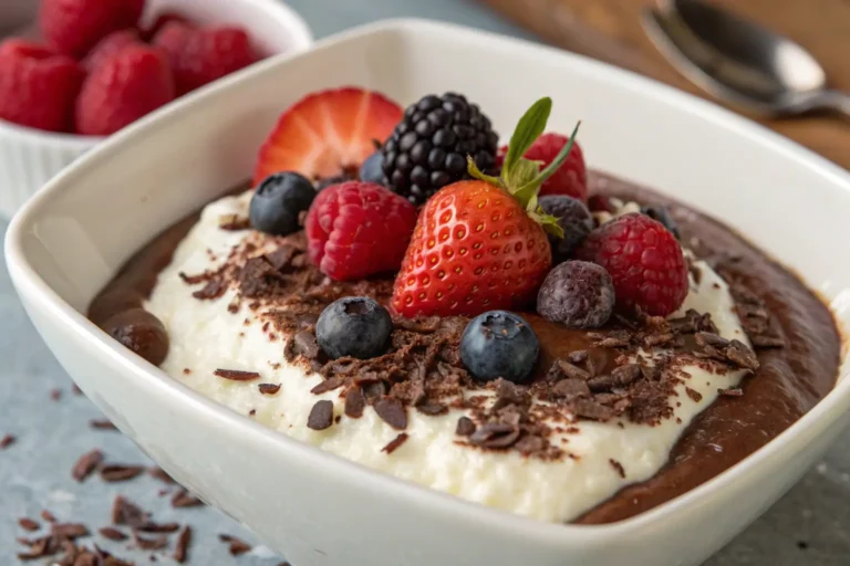 Cottage Cheese Chocolate Mousse