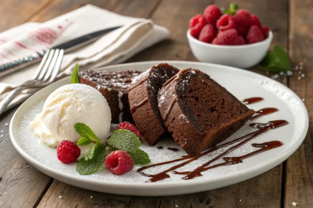 Creative Serving Ideas for Chocolate Pound Cake Recipe