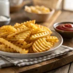 How long does it take to air fry waffle fries