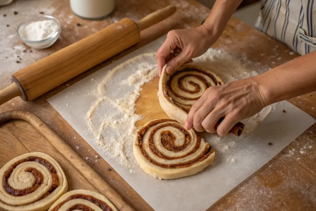 Shaping the Cinnamon Danish