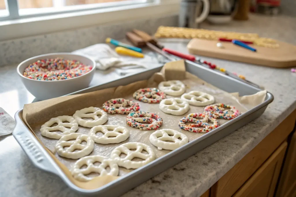 Short-Term Storage Techniques for White Chocolate Pretzels