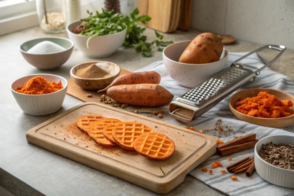 Step-by-Step Guide to Preparing Sweet Potato Waffle Fries