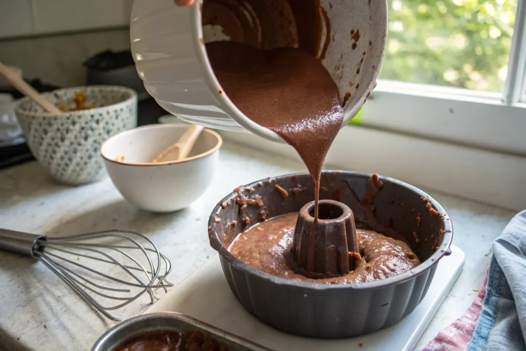 Step-by-Step Preparation of Chocolate Pound Cake